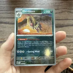 Mandibuzz 064/086 NM – Master Ball Holo – 2025 TCG Pokemon White Flare Mint - Image 1