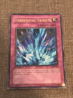 Yugioh Torrential Tribute LON-025 Labyrinth of Nightmare 1st Edition NM - Image 1