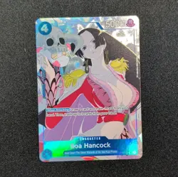 One Piece Boa Hancock OP04-051 Kingdoms of Intrigue SR Foil Full Art 5000 EN - Image 1