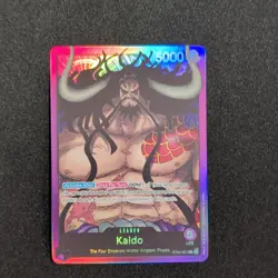 One Piece Kaido ST04-001 Starter Deck 4 Leader Holo English Bandai - Image 1