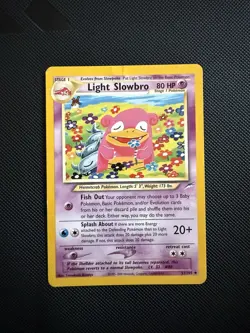 Light Slowbro Neo Destiny Uncommon Regular Pokemon TCG Card 51/105 English HP 80 - Image 1