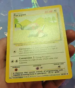 Porygon 39/102 Base Set Pokemon Card - Vintage NM - Image 4