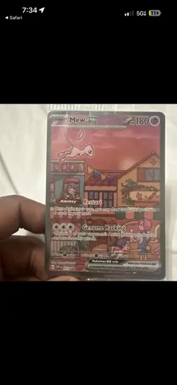 Mew ex 053 Sv: Scarlet & Violet Promo Cards Holo(Sealed) - Image 1