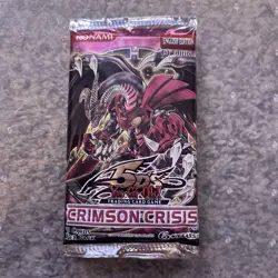 Yugioh "Crimson Crisis" 9-Card 1st Edition Sealed Booster Pack X1 - Image 1