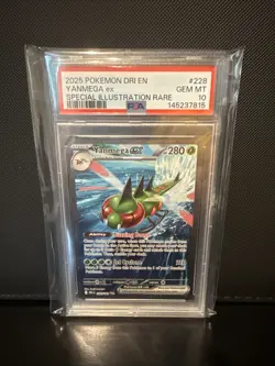 Yanmega EX 228/182 Sv10: Destined Rivals Pokemon TCG Card PSA 10 - Image 1