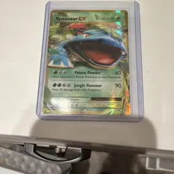 Pokemon Venusaur EX Ultra Rare Holo 1/146 XY 180 HP Basic Pokemon TCG Card Stock - Image 1