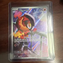 Pokemon Charcadet 022/MP Holo Basic 70 HP Flame 10 Attack Card - Image 1