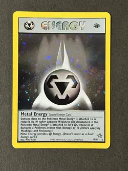 Metal Energy 19/111 Neo Genesis Unlimited 2000 Pokemon Card Holo Rare NM - Image 1