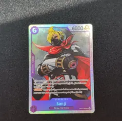 One Piece Card Game Sanji OP07-064 Foil Blocker Counter 2000 6000 Power - Image 1