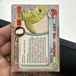 Sandshrew Topps Chrome Holo #27 Pokemon Card TV 2000 - - Image 4
