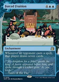 Forced Fruition NM, English MTG Wilds of Eldraine Set - Image 1