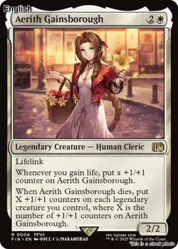 Aerith Gainsborough EN [FIN - 4] - NM TCG MTG - Image 1