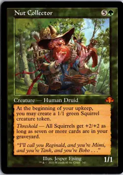 Nut Collector (Retro Frame) 347 Dominaria Remastered Magic: The Gathering MP - Image 1
