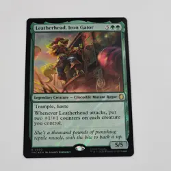 MTG Leatherhead, Iron Gator Surge Foil Teenage Mutant Ninja Turtles (TMC) NM - Image 1