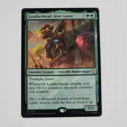MTG Leatherhead, Iron Gator Surge Foil Teenage Mutant Ninja Turtles (TMC) NM - Image 2