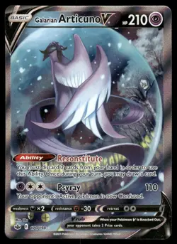 Pokemon Cards Galarian Articuno V 170/198 Chilling Reign Ultra Rare NM - Image 1
