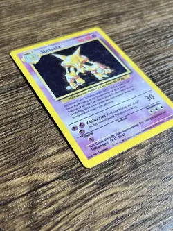 Simsala Base Set Holo Deutsch LP Vintage Pokemon Karte - Image 2