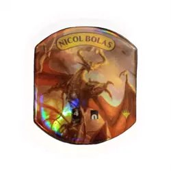 Nicol Bolas Token Ultra Pro MTG Relic Tokens Eternal Collection Foil Counter - Image 1