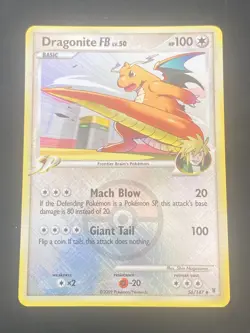 ENGLISH POKEMON DRAGONITE 56/147 HOLO PROMO LEAGUE DRACOLOSSE - NM/M - Image 1