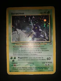carta pokemon Heracross Holo Neo Genesis Ita Italiano 6/111 - Image 1
