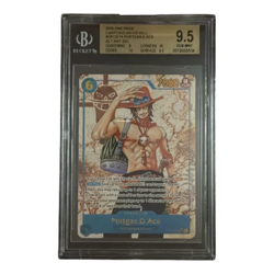 2025 ONE PIECE CARRYING ON HIS WILL PORTGAS.D.ACE #119 ALT ART SEC BGS 9.5 GEM - Image 1