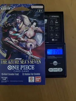 One Piece OP-14 The Azure Sea’s Seven Sleeved Booster Pack - Heavy - 37.54g 🔥🔥 - Image 1