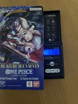 One Piece OP-14 The Azure Sea’s Seven Sleeved Booster Pack - Heavy - 37.50g 🔥🔥 - Image 1