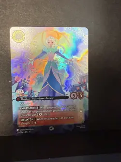 Elsa Ice Artisan Disney Lorcana TCG Winterspell Set 11 Enchanted Rare 233/204 - Image 5