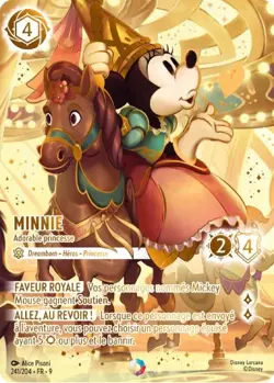 Lorcana - Minnie - Adorable princesse - CCC 9.5 - FR - FOIL - Image 1