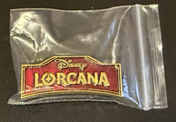 Disney Lorcana Pin Ruby - Red Logo Promo Exclusive The First Chapter, New! QTY 1 - Image 2
