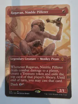 MTG Regular Borderless Mythic RAGAVAN, NIMBLE PILFERER Modern Horizons 2 315 MH2 - Image 1
