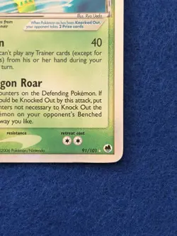Dragonite ex Delta Species Holo 2006 Pokemon EX Dragon Frontiers #91/101 NM - Image 4