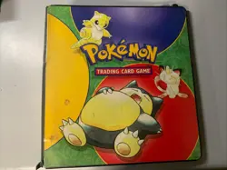 Topps Pokemon TV Animation Series 1 Near Complete Set w/ Holos & Vintage Binder - Image 1