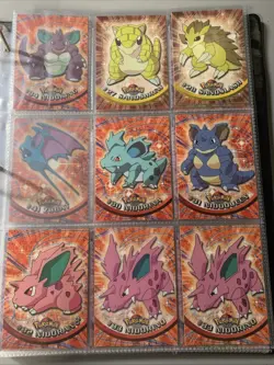 Topps Pokemon TV Animation Series 1 Near Complete Set w/ Holos & Vintage Binder - Image 5