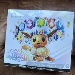 Pokemon Scarlet & Violet Prismatic Evolutions Elite Trainer Box ETB - New/Sealed - Image 1