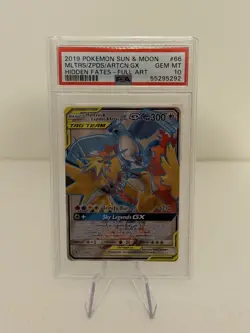 Pokemon 2019 Moltres & Zapdos & Articuno GX 66/68 Full Art Hidden Fates PSA 10 - Image 4