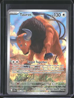 Tauros 096/086 Shiny Rare ME04: Chaos Rising Pokemon NM/M - Image 1