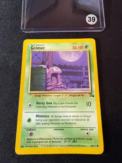 Grimer #48 Pokemon Fossil 48/62 - Image 1