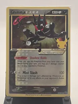 Greninja Gold Star Celebrations Promo SWSH144 2021 Pokemon TCG Sealed Card - Image 1