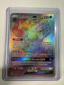 Incineroar GX 188/181 Team Up Secret Rare Holo Pokemon TCG Excellent Condition - Image 1