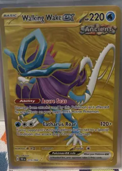 Pokemon TCG Walking Wake EX Scarlet & Violet Temporal Forces 215/162 - Image 1
