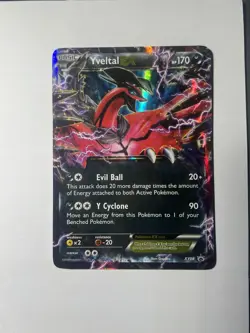 2014 POKEMON TCG - Yveltal EX - XY08 - XY PROMO HOLO - LP - Image 1