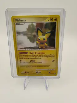 Pokemon Pichu Lv.6 #93/123 Mysterious Treasures 2007 - Image 1