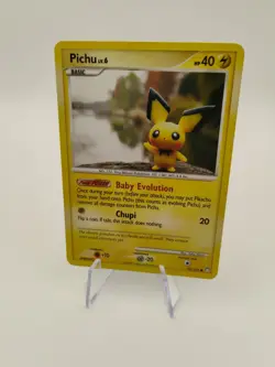 Pokemon Pichu Lv.6 #93/123 Mysterious Treasures 2007 - Image 2