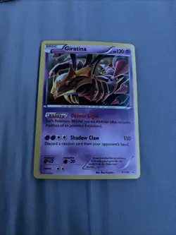 Giratina Cosmos Holo XY184 Pokemon XY Black Star Promo NM Pokemon Card - Image 1