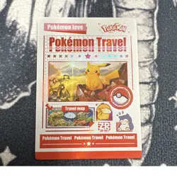 Pokemon Travel ZR-007 Holo Pikachu Psyduck Snorlax Pokemon Menkha Card - Image 1