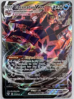 Pokemon Eternatus VMAX Ultra Rare Holo 117/189 Darkness Ablaze 340 HP - Image 1