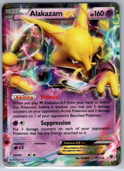 Pokemon Alakazem EX Ultra Rare XY Fates Collide 25/124 NM - Image 1