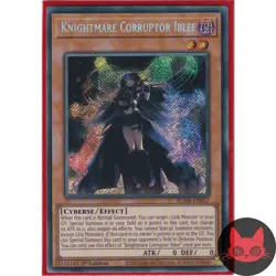 Yugioh Knightmare Corruptor Iblee BLMR-EN057 Secret Rare 1st Edition NM - Image 1
