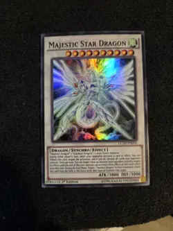 Yugioh Majestic Star Dragon LC5D-EN036 Super Rare 1st Ed LP - Image 1
